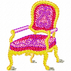 Chairs Embroidery Design 4 Chairs Embroidery Design 4